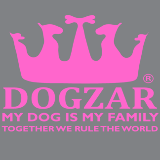 DOGZAR® My Dog is My Family Logo - Athletic Heather