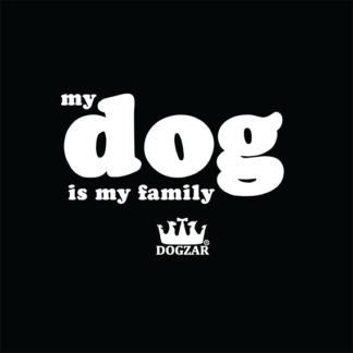 DOGZAR® My Dog is My Family Tee - Black