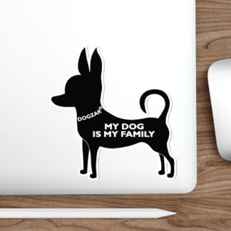 DOGZAR® My Dog is My Family Vinyl Sticker - Chihuahua