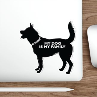 DOGZAR® My DOG is My Family Vinyl Sticker - Australian Cattle Dog